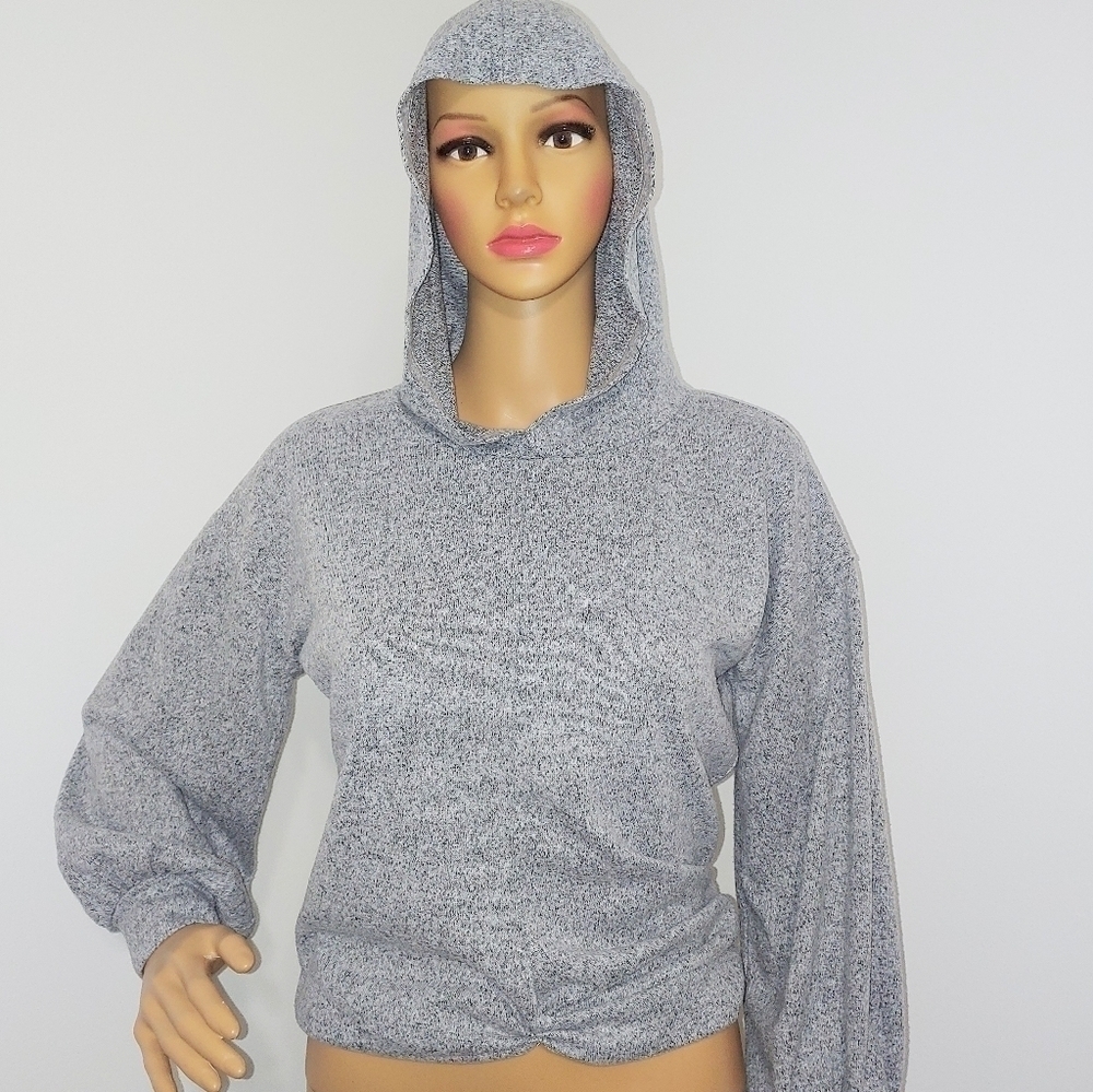 Venus cropped hooded sweatshirt